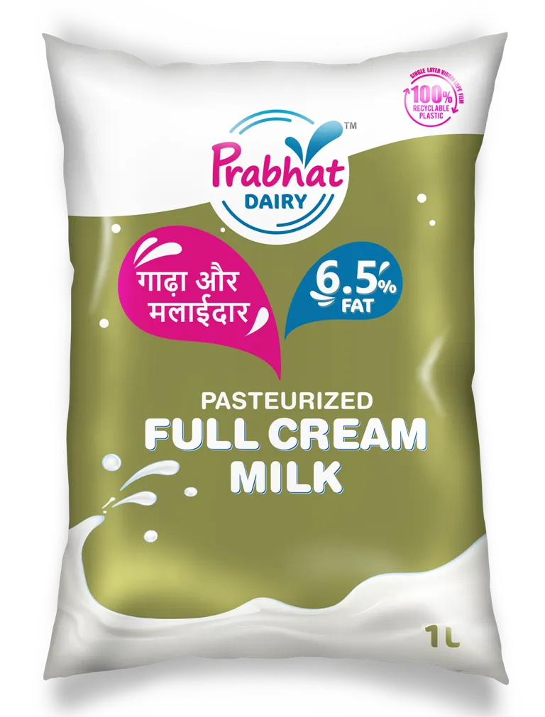 Prabhat Dairy FCM Buffalo Milk Pouch 1000ml